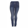 ADIA SLIM FIT JEANS HOSE ROME GR 52 EXTRA LANG WASH OUT BLAU