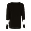LUUKAA JERSEY SHIRT MIT TÜLL EINSÄTZE Gr. 46 48 50 SCHWARZ – Bild 2