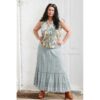 ZOEY MAXI ROCK CALLIE GR. 46 48 50 52 54 56 DUSTY MINT GRÜN – Bild 3