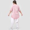 DYB T-SHIRT SHIRT BATIK TROPFEN PRINT ROSA Gr. 46 48 50 52 – Bild 4
