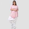 DYB T-SHIRT SHIRT BATIK TROPFEN PRINT ROSA Gr. 46 48 50 52