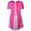 ZHENZI Chiffon Kleid mit Unterkleid Gr. 46 48 50 52 54 56 58 pink – Bild 2