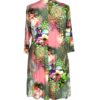Ophilia Jersey Tunika Gr. 46 48 50 52 florales Muster rosa grün – Bild 2