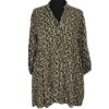 Ophilia Tunika Bluse Jersey 46 (3) beige braun grün 3/4 Arm
