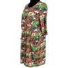 Naveed Jersey Kleid Tunika Gr 48 50 3XL Graffiti Style grün bunt – Bild 3
