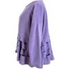 BORIS INDUSTRIES Shirt Fleece 44 46 48 50 flieder lila Cut-Outs – Bild 3