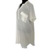 Ophilia Bluse Tunika creme weiß Gr 52 (6) 3/4 Arm mit Brusttasche – Bild 2