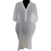 Ophilia Bluse Tunika creme weiß Gr 52 (6) 3/4 Arm mit Brusttasche